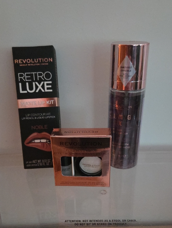 Revolution Other - Revolution 3 Piece Bundle -Matte Lip Kit Kit, Unicorn Foil & Fixing Spray